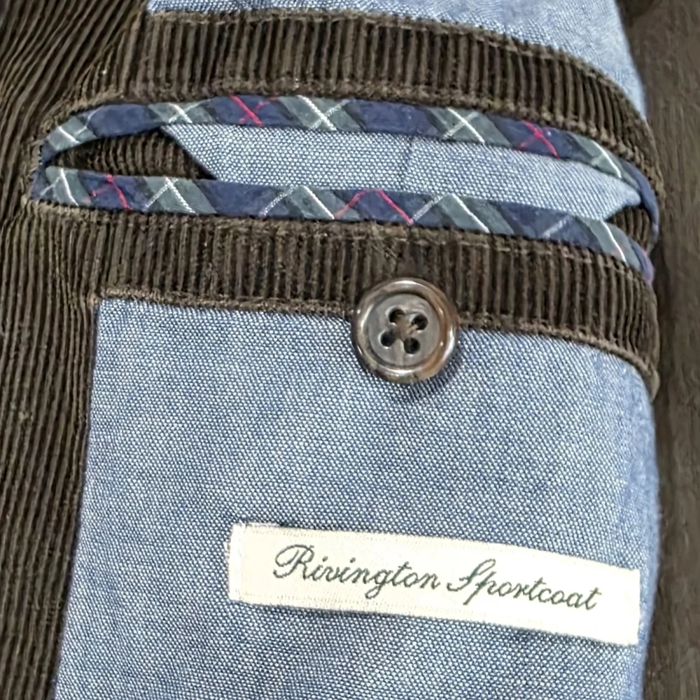 J. Crew Fall 2008 Classic Corduroy Rivington 3 Button Sportcoat In Dark Brown. L